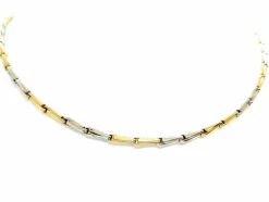 Collier Maille Or jaune, Or blanc