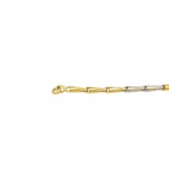Collier Maille Or jaune, Or blanc