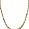 COLLIER MAILLE PALMIER EN CHUTE