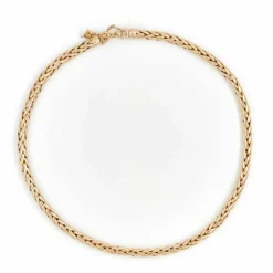 Collier Maille palmier Or jaune