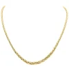 Collier Maille palmier Or jaune