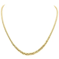 Collier Maille palmier Or jaune