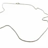 Collier Maille palmier Or blanc