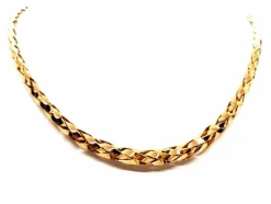Collier Maille palmier Or rose