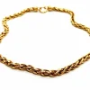 Collier Maille palmier Or jaune