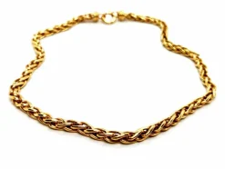Collier Maille palmier Or jaune
