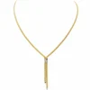 Collier Maille palmier Or jaune Diamant