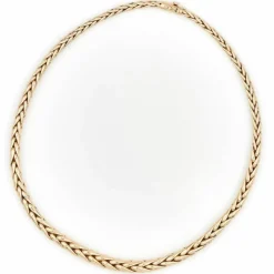 Collier Maille palmier Or jaune