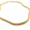 Collier Maille palmier Or jaune
