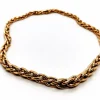 Collier Maille palmier Or jaune