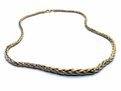 Collier Maille palmier Or jaune