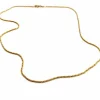 Collier Maille palmier Or jaune