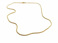 Collier Maille palmier Or jaune