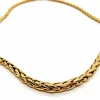 Collier Maille palmier Or jaune