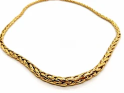 Collier Maille palmier Or jaune