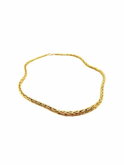 Collier Maille palmier Or jaune