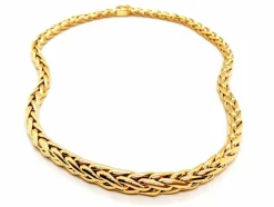Collier Maille palmier Or jaune