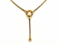 Collier Maille palmier Or jaune