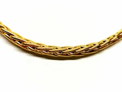 Collier Maille palmier Or jaune