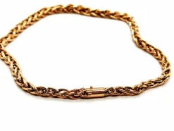 Collier Maille palmier Or jaune