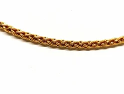 Collier Maille palmier Or jaune