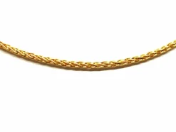Collier Maille palmier Or jaune