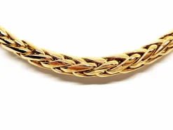 Collier Maille palmier Or jaune