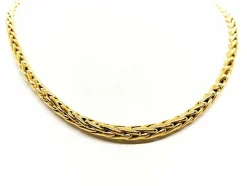 Collier Maille palmier Or jaune