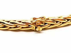 Collier Maille palmier Or jaune