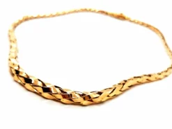 Collier Maille palmier Or rose