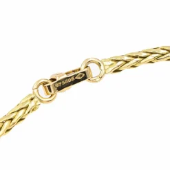 Collier Maille palmier Or jaune