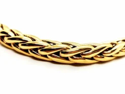 Collier Maille palmier Or jaune