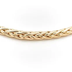 Collier Maille palmier Or jaune