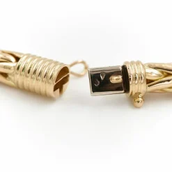 Collier Maille palmier Or jaune