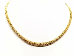 Collier Maille palmier Or jaune