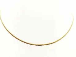 Collier Maille palmier Or jaune