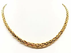 Collier Maille palmier Or jaune