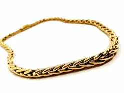 Collier Maille palmier Or jaune