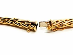 Collier Maille palmier Or jaune