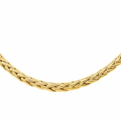 Collier Maille palmier Or jaune