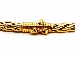 Collier Maille palmier Or jaune