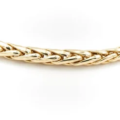 Collier Maille palmier Or jaune