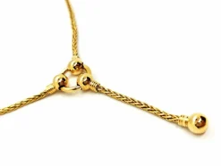Collier Maille palmier Or jaune