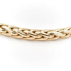 Collier Maille palmier Or jaune