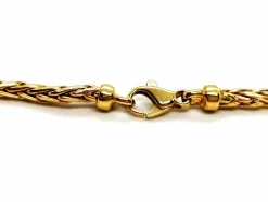 Collier Maille palmier Or jaune