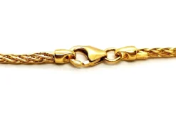 Collier Maille palmier Or jaune
