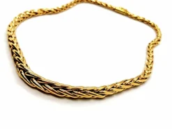 Collier Maille palmier Or jaune