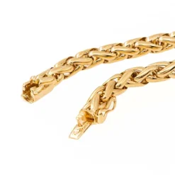 Collier Maille palmier Or jaune