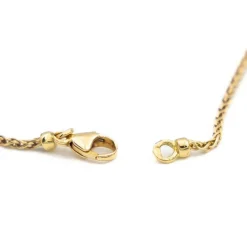 Collier Maille palmier Or jaune Diamant