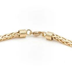 Collier Maille palmier Or jaune